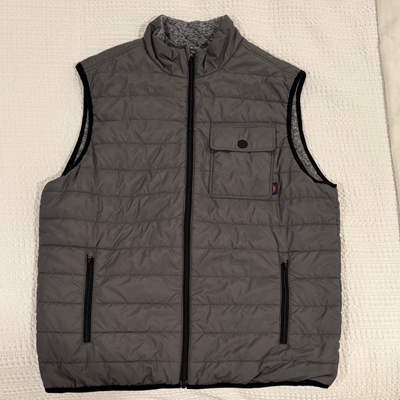 Faherty Other - Faherty Men's Charcoal Reversible Vest
